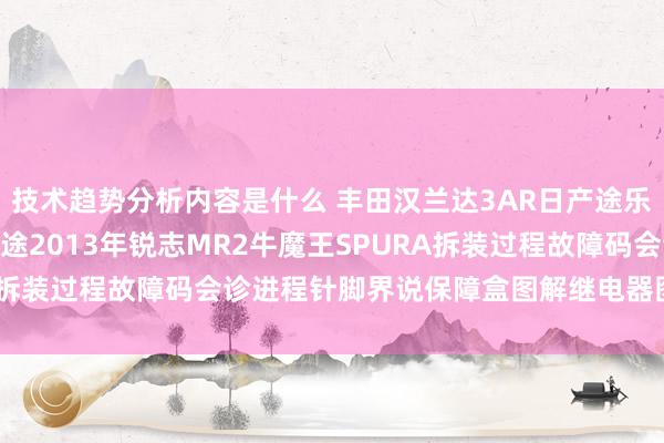 技术趋势分析内容是什么 丰田汉兰达3AR日产途乐Y60维修手册电路图长途2013年锐志MR2牛魔王SPURA拆装过程故障码会诊进程针脚界说保障盒图解继电器图解线束走