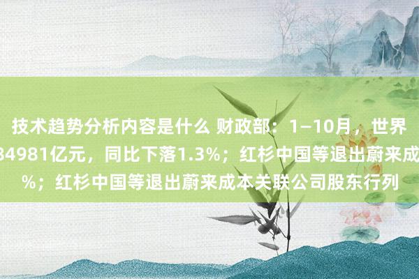 技术趋势分析内容是什么 财政部：1—10月，世界一般全球预算收入184981亿元，同比下落1.3%；红杉中国等退出蔚来成本关联公司股东行列